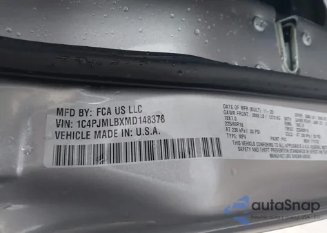 2021 Jeep Cherokee Altitude 4X4 from USA, damaged, VIN 1C4PJMLBXMD148378